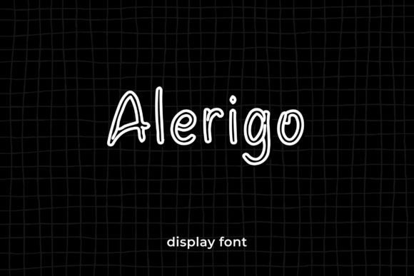 Alerigo: A Modern Display Font for Digital Designers