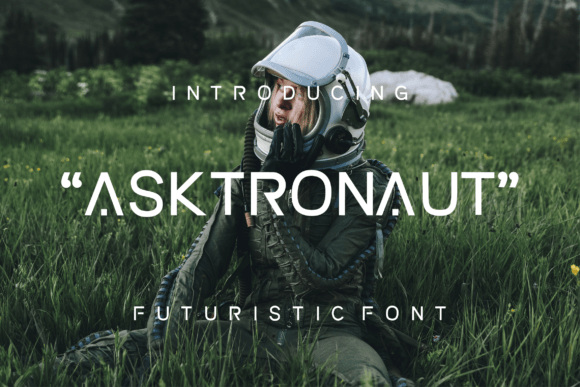 Asktronaut: A Futuristic Display Font for Modern Web Design Projects