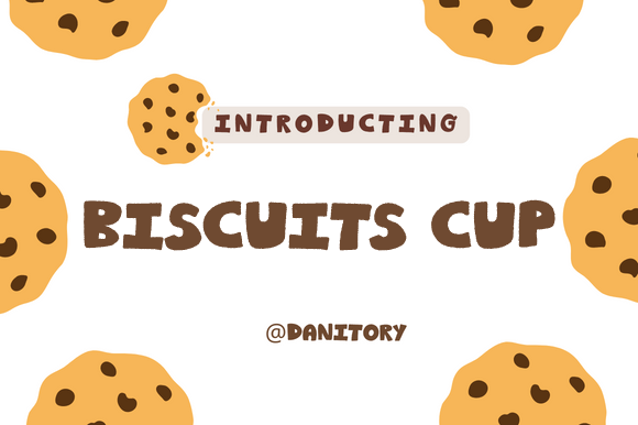 Biscuits Cup: A Playful Display Font for Bold Branding Projects