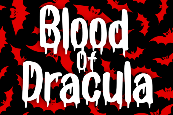 Blood of Dracula: A Dramatic Display Font for Bold Web Design