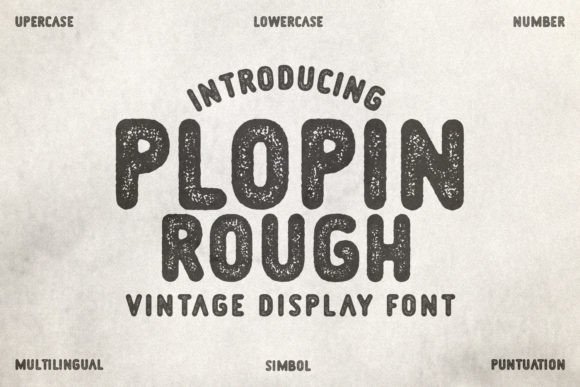 Branding with Plopin Rough: A Vintage Typeface That Adds Character