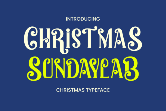 Christmas Sundaylab: A Festive Display Font for Elegant Web Design