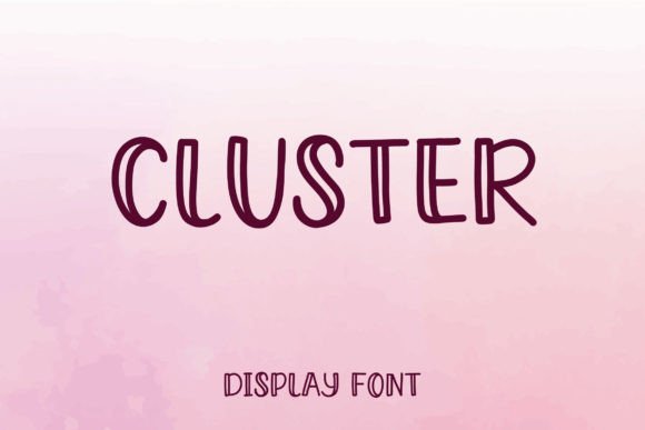 Cluster: A Modern Display Font for Bold Web Design Moments