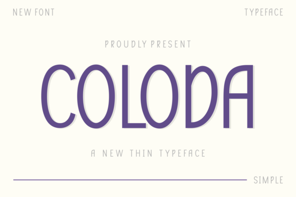 Coloda: A Display Typeface That Elevates Small Business Branding