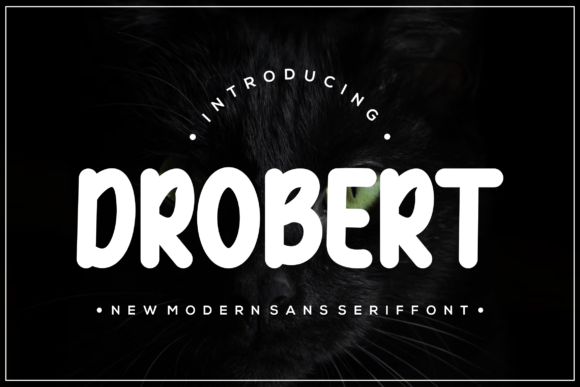 Drobert: A Playful Display Font for Scroll-Stopping Marketing Design