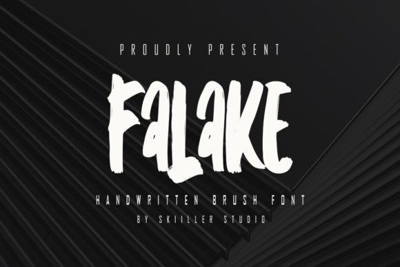 Falake: A Stylish Handwritten Display Font for Bold Brand Identities