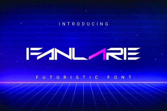 Fanlare: A Futuristic Display Font for Modern Branding