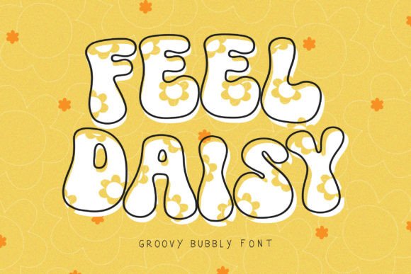 Feel Daisy: A Retro Display Font for Whimsical Brand Designs