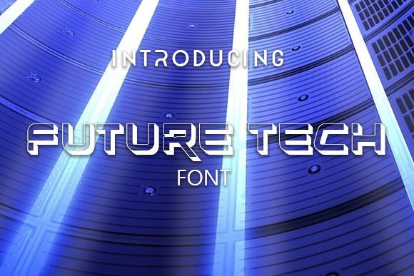 Future Tech: A Futuristic Display Font for Modern Web and Digital Design
