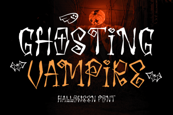 Ghosting Vampire: A Hauntingly Stylish Display Font for Editorial Design