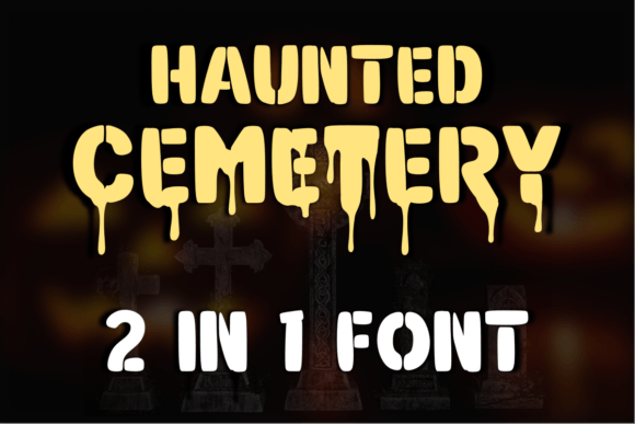 Haunted Cemetery Font: Elevating Marketing with Bold Display Typography