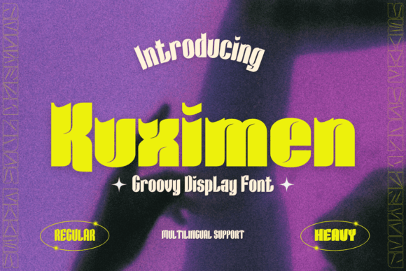 Kuximen: A Psychedelic Display Font for Makers and Creative Sellers