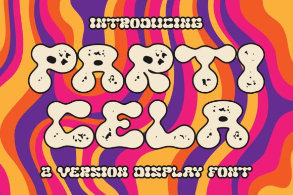 Particela: A Groovy Display Font That Brings Retro Charm to Branding