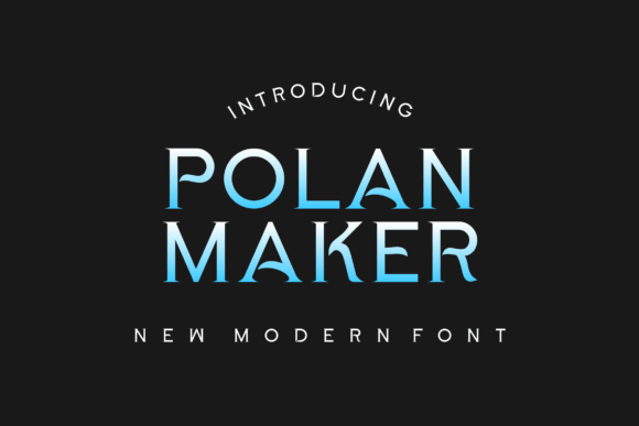 Polan Maker: A Display Font That Elevates Small Business Branding