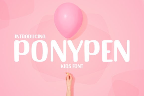 Ponypen: A Playful Display Font for Scroll-Stopping Marketing Design