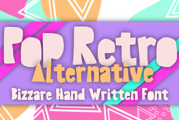 Pop Retro Alternative: A Funky Display Font for Bold Branding Projects