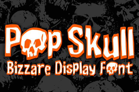 Pop Skull: A Funky Display Font for Bold Web Design