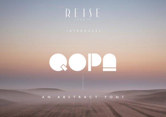 Qopa: A Bold Display Font with Modern African Flair