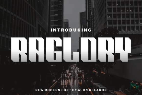 Raglory: A Display Font That Elevates Real Design Projects