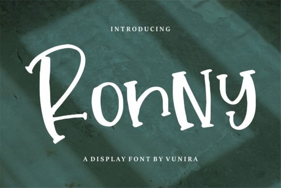 Ronny: A Playful Display Font for Vibrant Campaign Visuals