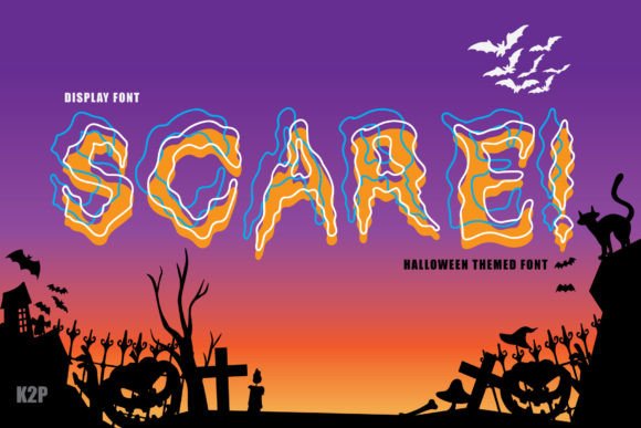 Scare Font: A Spooky Display Typeface for Halloween Campaigns and Beyond