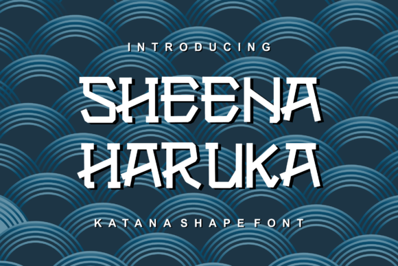 Sheena Haruka: A Unique Display Font for Crafters and Product Designers