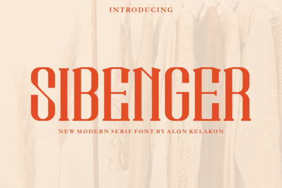 Sibenger: A Stylish Display Font for Web Designers