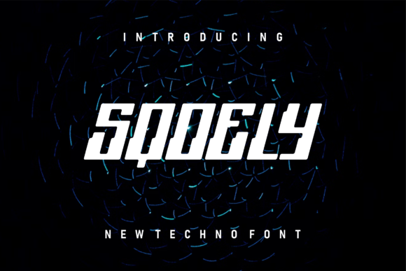 Sqoely: A Futuristic Display Font for Modern Editorial Design