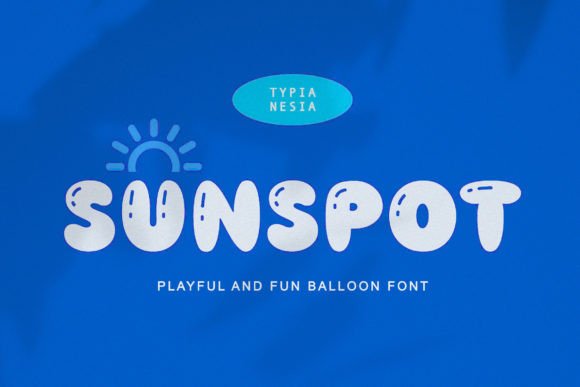 Sunspot: A Playful Display Font for Editorial Design and Digital Publishing