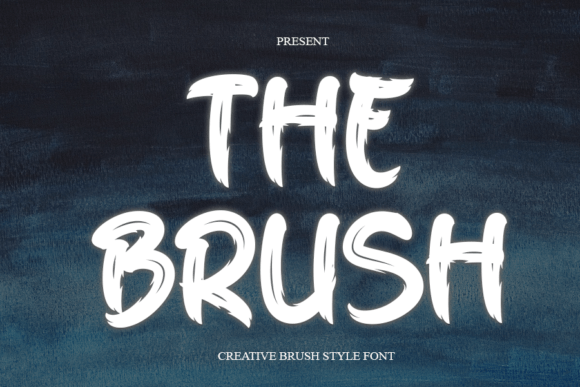 The Brush: A Modern Display Font for Bold Branding Projects